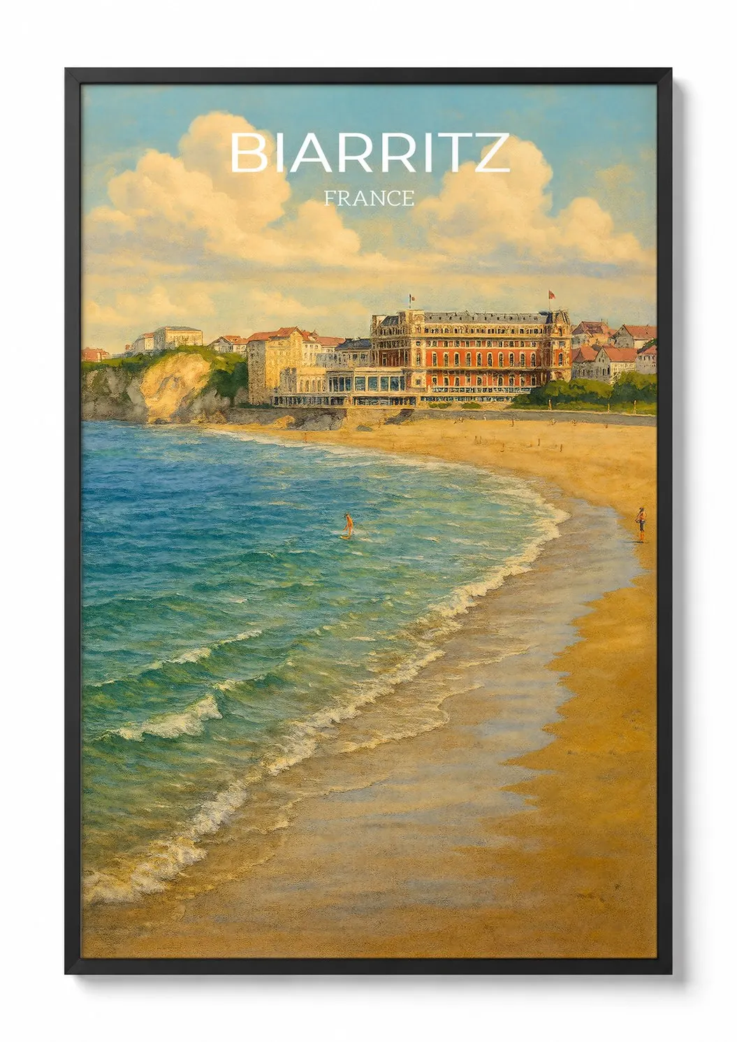 Biarritz — Travel Poster