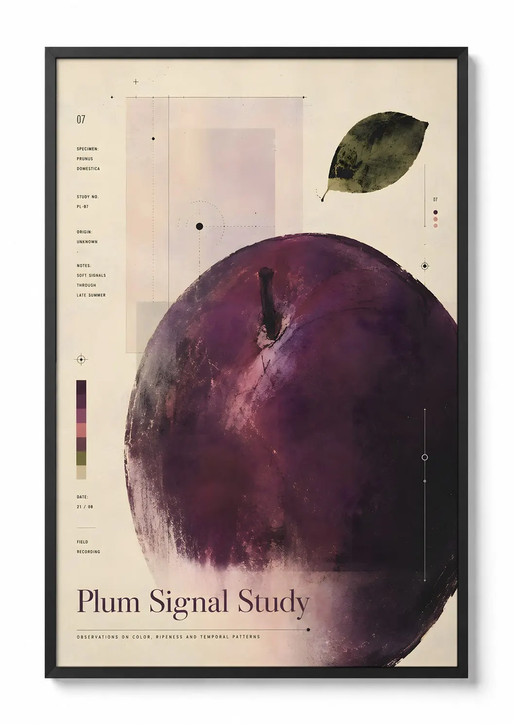 Plum — Botanical Print