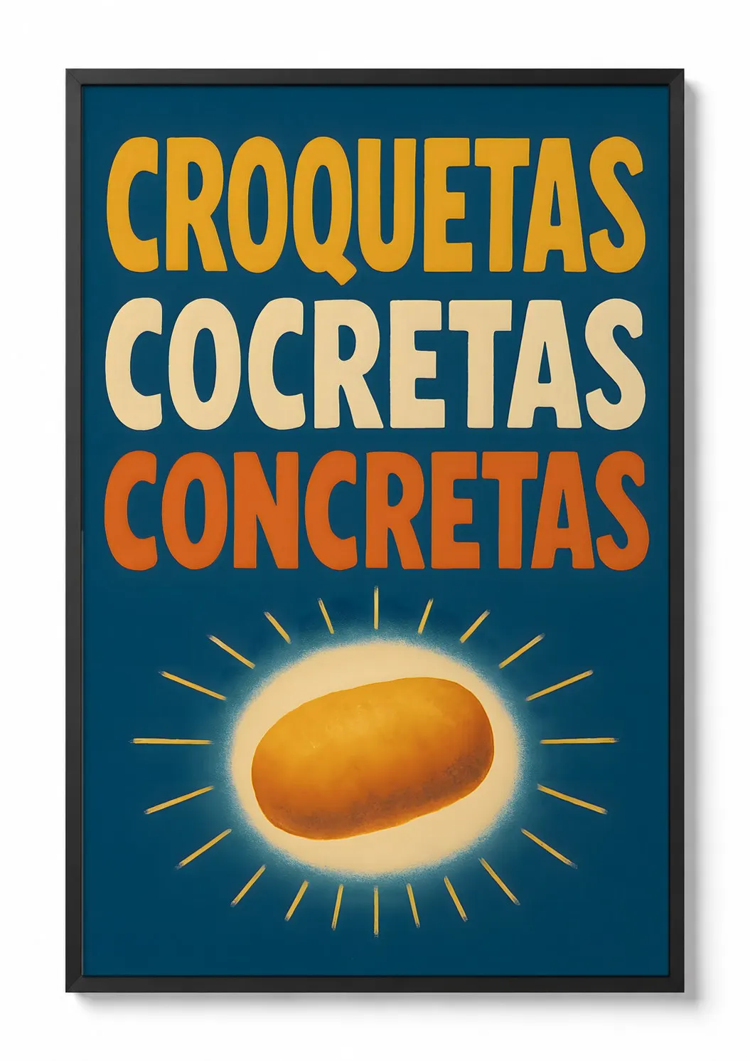 Croquettes — Spanish Tapas Print