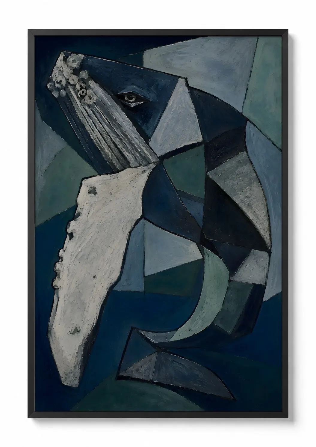 Cubist Whale — Animal Print