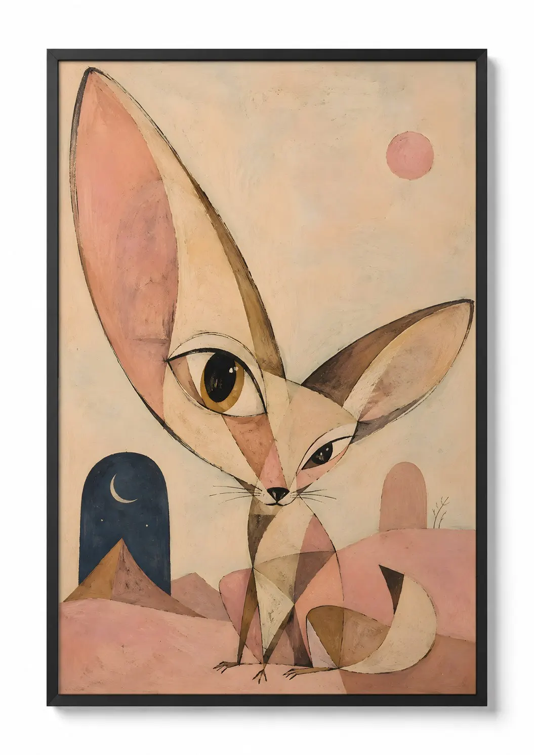 Cubist Fennec Fox — Animal Print
