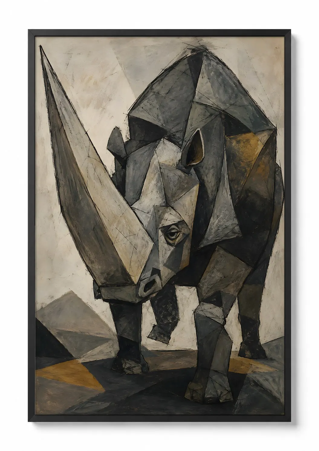 Cubist Rhino — Animal Print