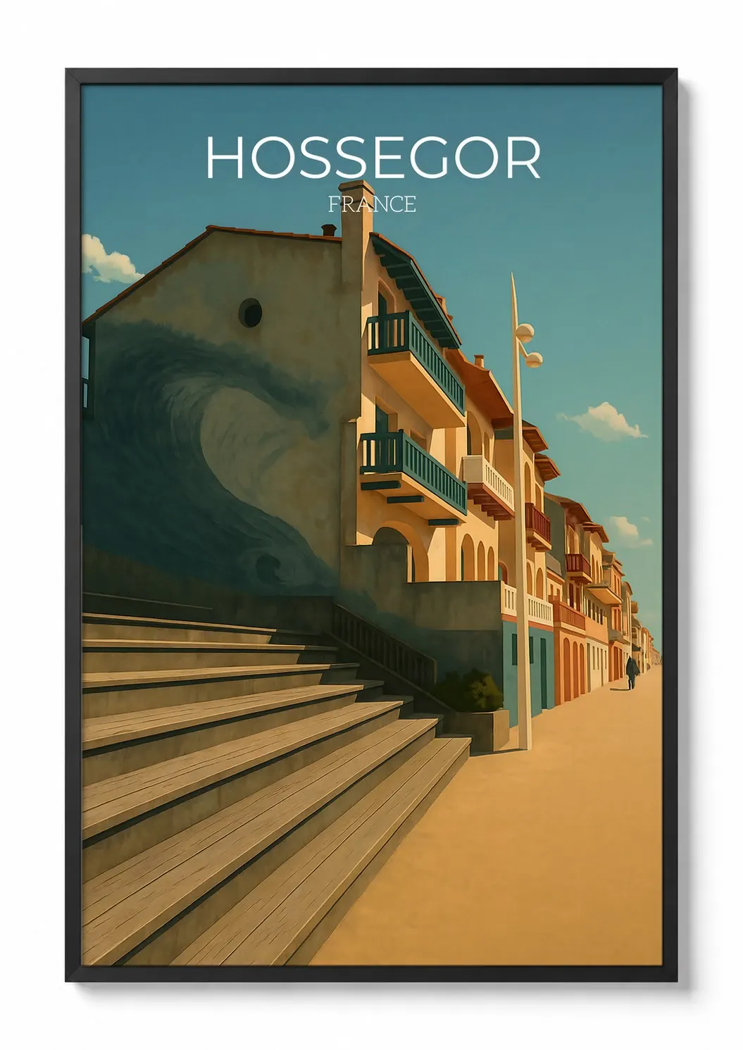 Hossegor — Travel Poster