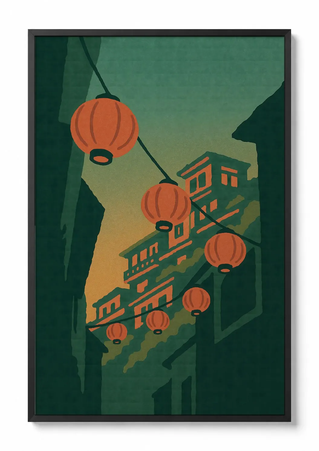 Jiufen — Travel Poster