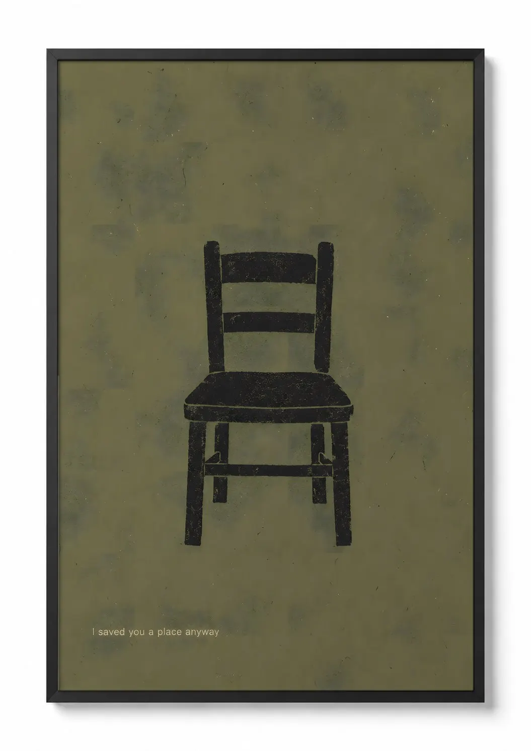 The Chair — Minimalist Print