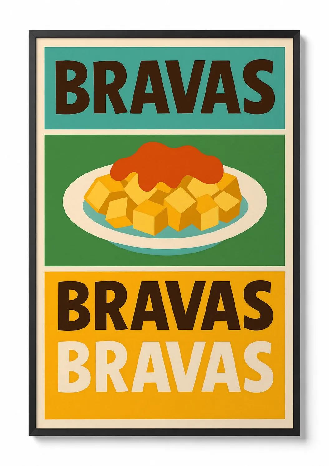 Patatas Bravas — Spanish Tapas Print