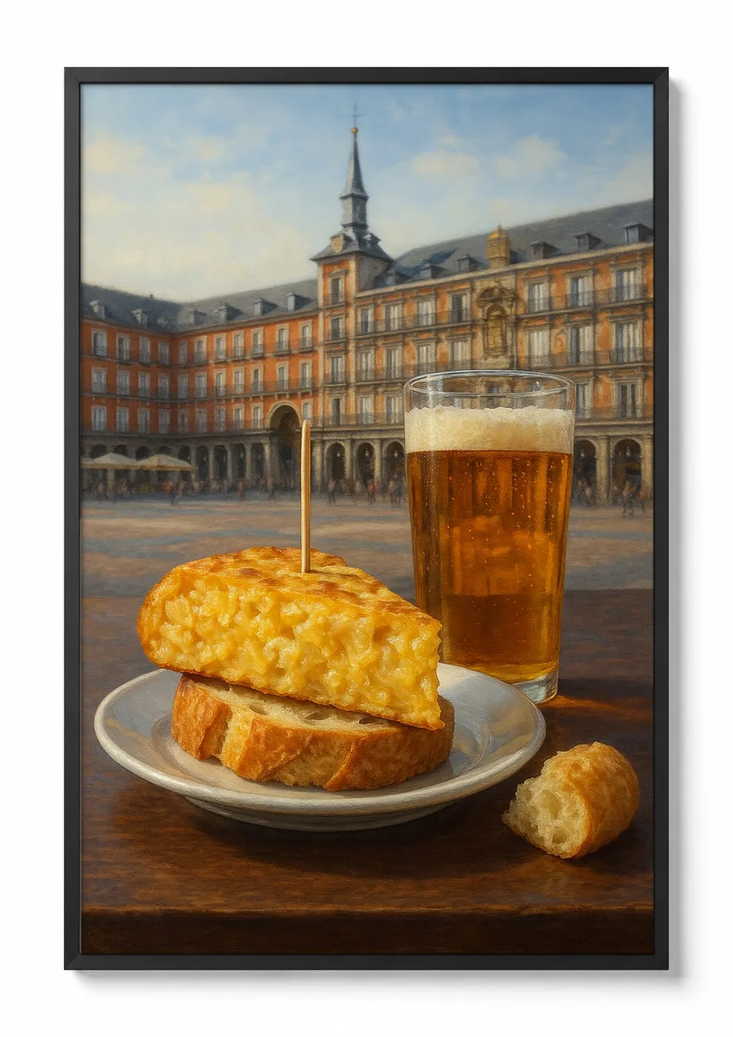 Spanish Omelette Slice — Tapas Print