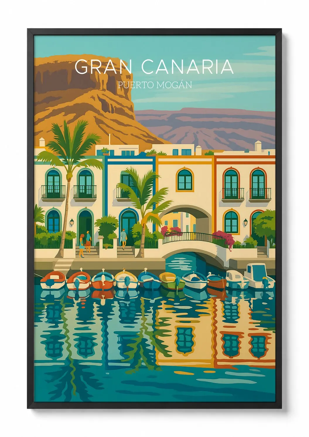 Puerto de Mogán — Travel Poster