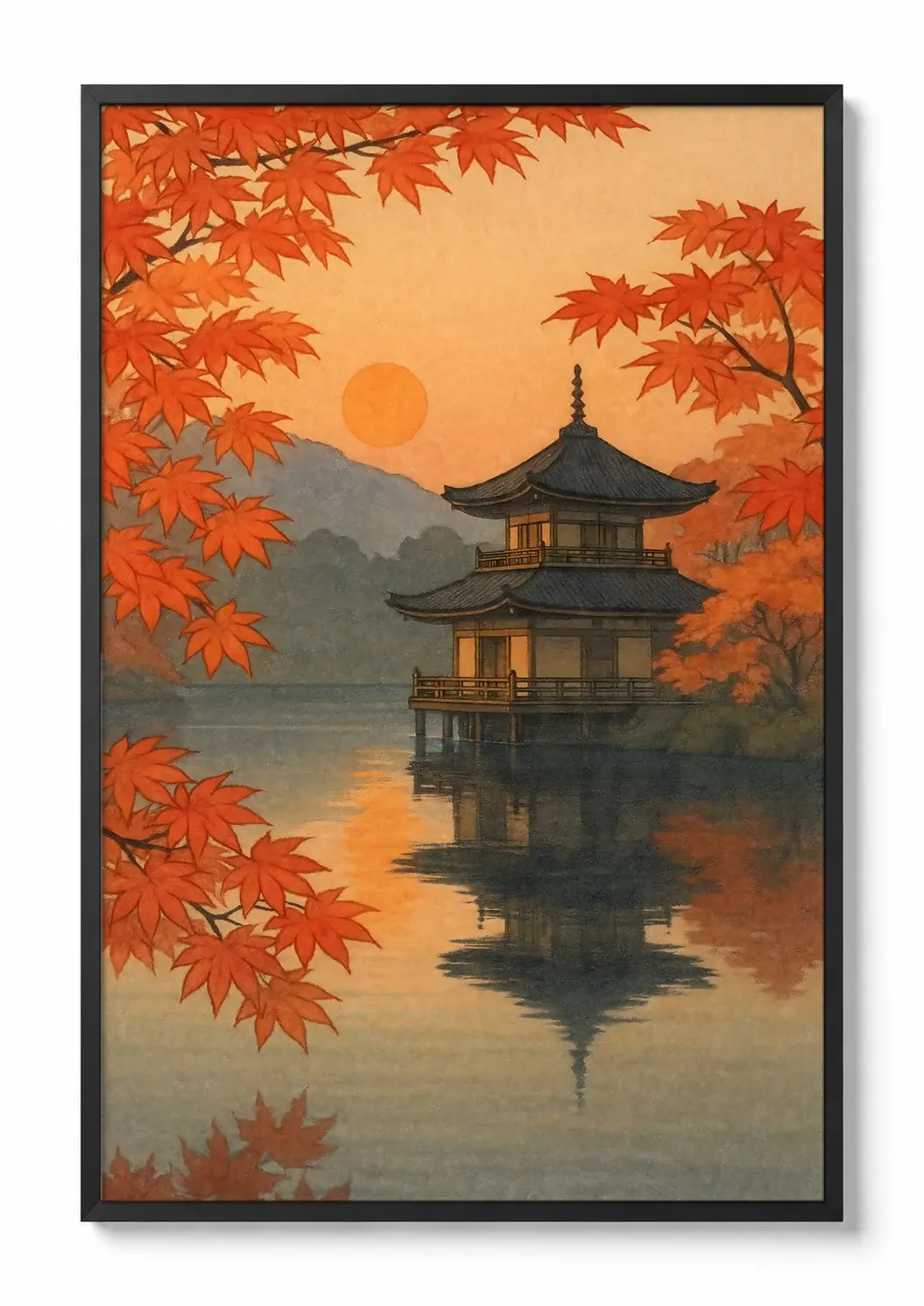 Japanese Temple — Japanese Print