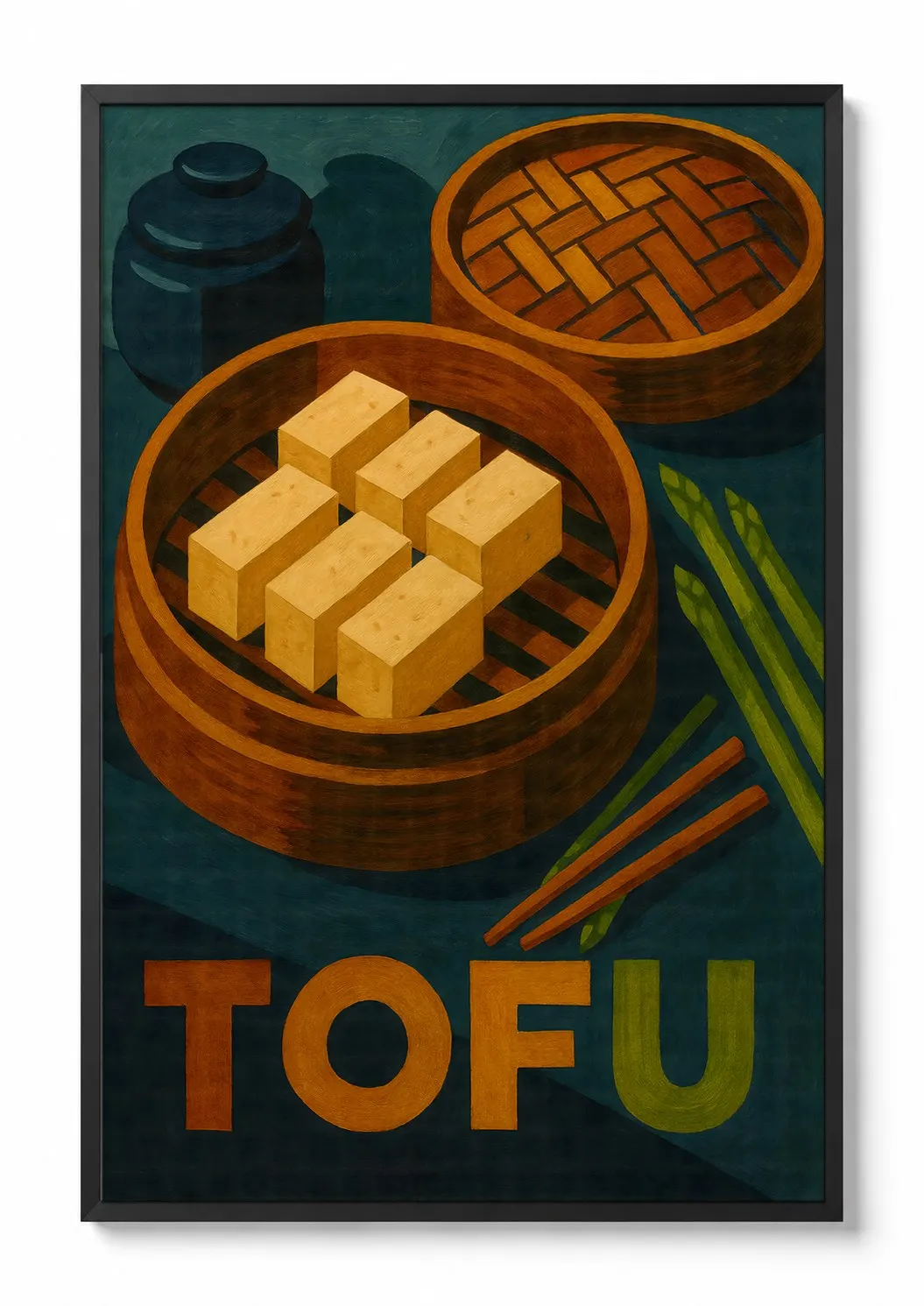 Tofu — Veggie Kitchen Print